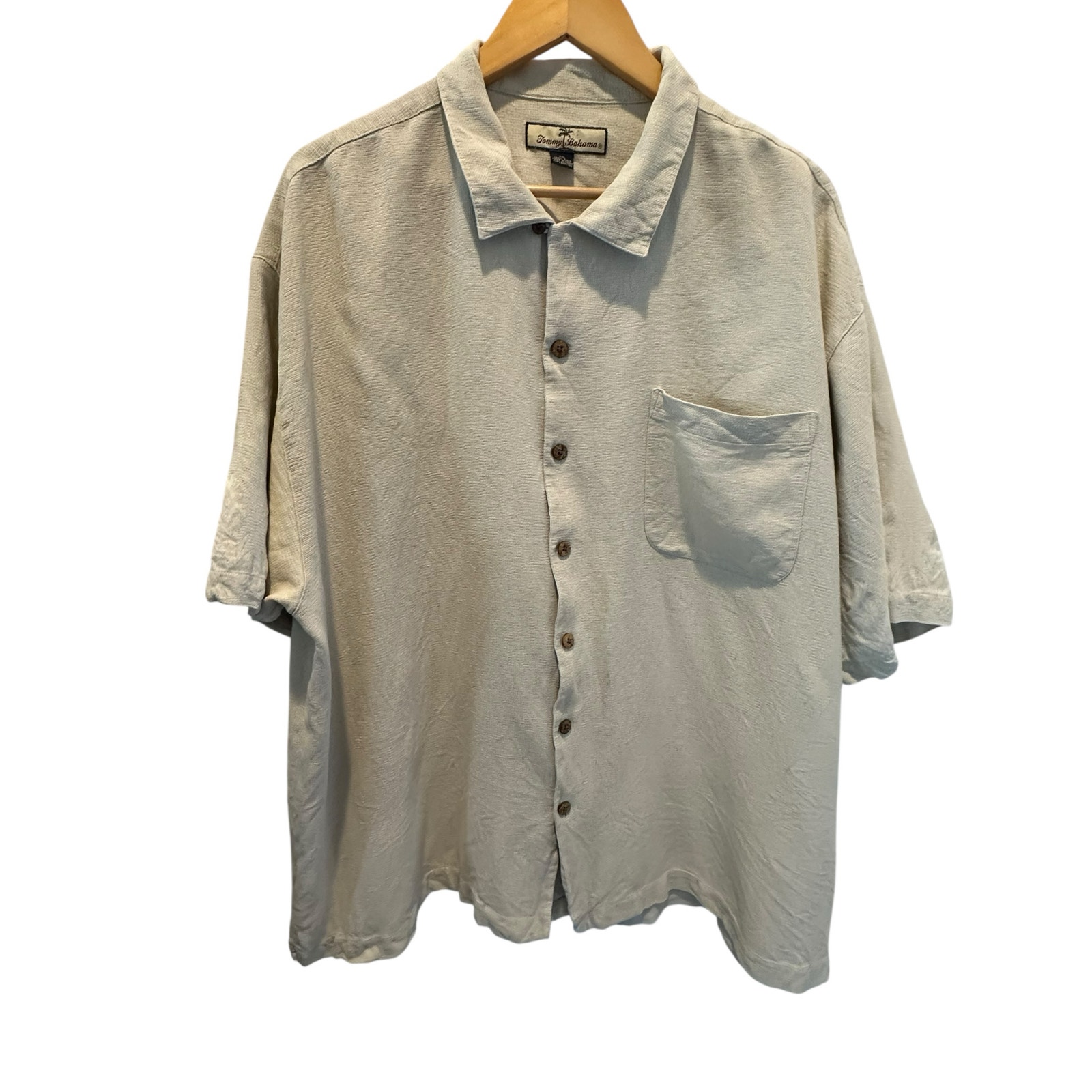 Tommy Bahama 100% Silk Pineapple Embroidered Shirt (Xxl) Vacation Resortcore
